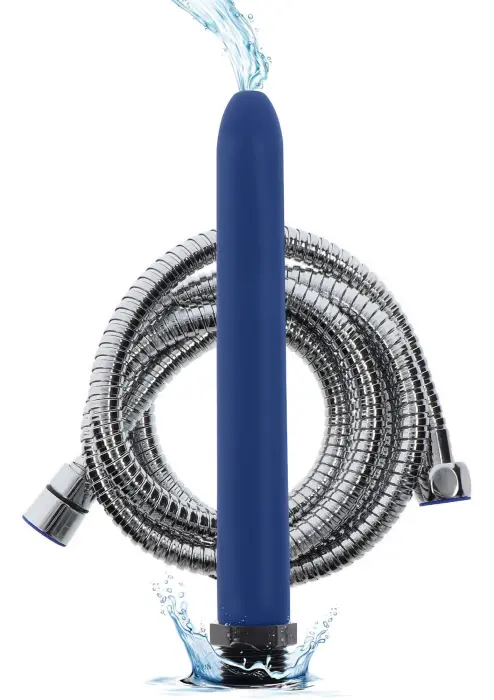 Buttock The Cleaner синий интимный душевой набор – 15 см
