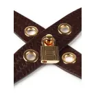 Taboom Cocoaelle – woven vegan leather hogtie connector – cocoa — Photo 3