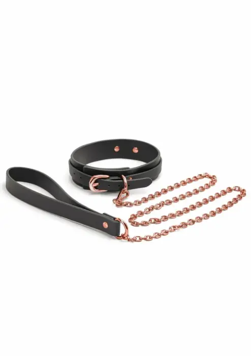 NS Novelties Bondage Couture Collar & Leash Set – Blue