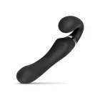 No-Parts Avery be dirželių strapon vibruojantis dildas – 22 cm (8.7″) – juodas — Nuotrauka 7
