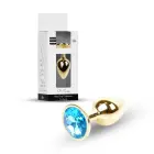 Plug-Jewellery Gold anaaltapp – 7 cm (2.8″) – Sinine — Foto 10