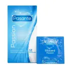 Pasante Ribbed Passion Condoms – 12 pcs — Photo 2