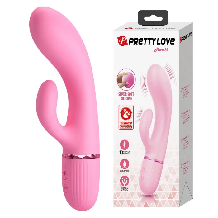 PRETTY LOVE Marski кролик-вибратор – 10 режимов вибрации – розовый