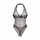 Obsessive Addia Teddy Open Crotch Brown - Animal Print, Adjustable Fit — Nuotrauka 7