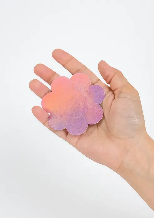 Gėlių spenelių lipdukai (2 poros) – daugiaspalviai Photo