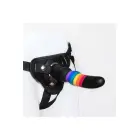 COLOURFUL LOVE strap-on dildo – 17 cm (6.7″) – Daudzkrāsains — Foto 4