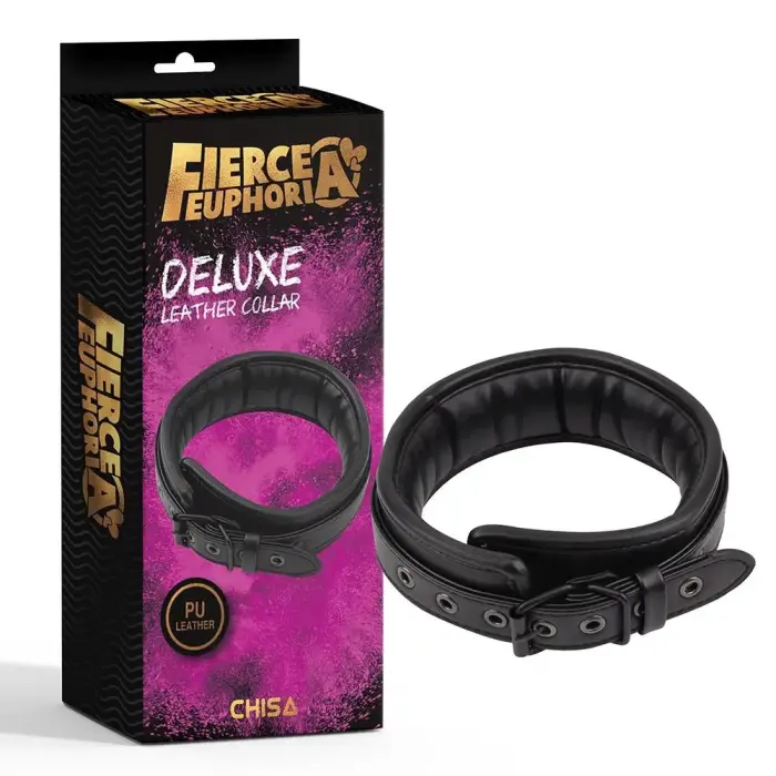 Deluxe ошейник из искусственной кожи
