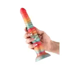 Sudėtas dildo – 23 cm (9″) – Raudonas — Nuotrauka 2