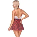Cottelli Costumes rūtaina kleita ar regulējamām lencītēm un apkakli – L — Foto 4