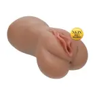Raw Velvet Vice TPE didelio dydžio intymus masturbatorius – rudas — Nuotrauka 1