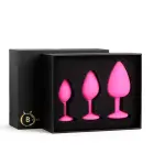 Jewellery Anal Plug Set (3-Piece) – 9.3 cm – Pink — Photo 8