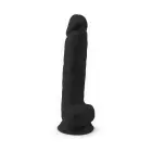 Silex D Model 1 realistiškas dildo – 38 cm (15″) – Juodas — Nuotrauka 2