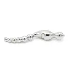 Kõver metallist soontega dildo – 20 cm (8″) — Foto 1