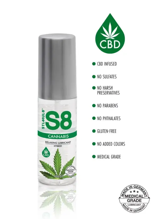 S8 Hybrid Cannabis hibrīda lubrikants – 50 ml Foto 2