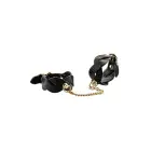Guilty Pleasure Astral Braided Ankle Cuffs – potīšu aproces – vegāniskā āda – zelts — Foto 3