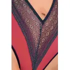 Bielizna SYLVIANE bodysuit – red – XXL/XXXL — Photo 3