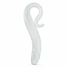 Glas No. 14 – lenktas stiklinis dildo su rankena – 20 cm — Nuotrauka 1