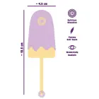 Vibrējošs Popsicle – 13.5 cm (5.3″) – rozā Foto 10