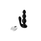 Remote Silicone Anal Beads – Black Photo