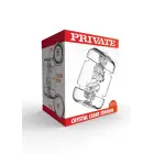 PRIVATE Dual Sided Crystal Masturbator – Clear — Photo 3