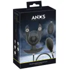 ANOS piepūšams anālais paplašinātājs ar vibrāciju – 10.9 cm (4.3″) – Melns — Foto 1