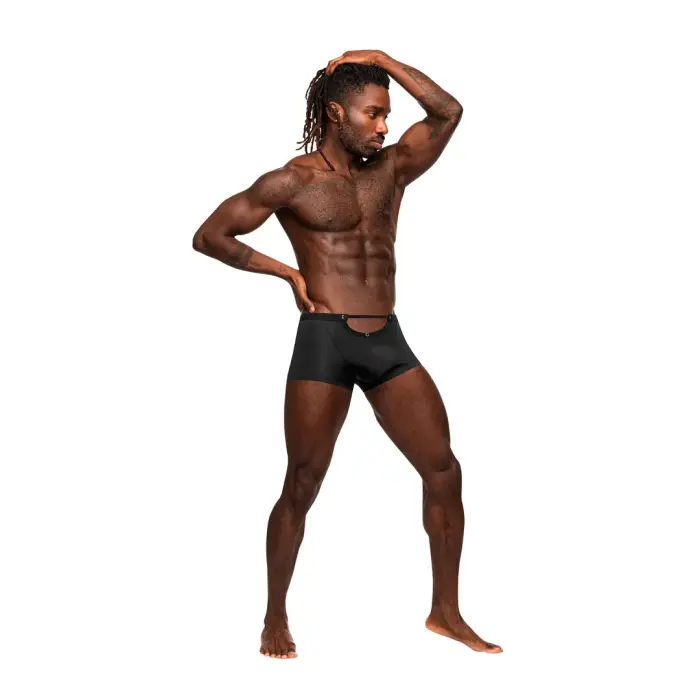 Male Power Mini Short – Black – XL