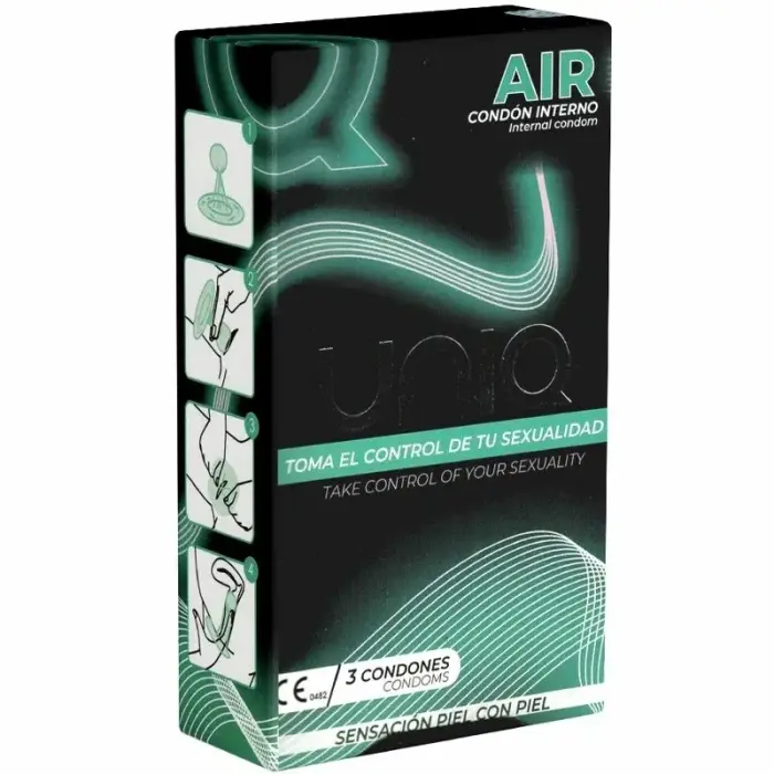 Uniq Air женский презерватив без латекса – 3 шт.