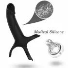 ARMONY Vibrating Silicone Ring & Intimate Machine – 13.8 cm (5.43″) – Black — Photo 5