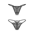 Bianca 2-pack stringai su atviru tarpkoju – L/XL — Nuotrauka 3