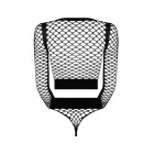 Christine Midnight Fishnet Two-Piece Set - Bold Textured Mesh, Black — Фото 5