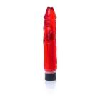 Juicy Jelly многоскоростной реалистичный вибратор – 22 см – красный — Фото 2