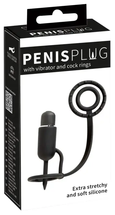 PenisPlug w. Vibrator and Cock
