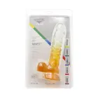 Kiotos Cox värviline dildo – 22.5 cm (9″) – läbipaistev/kollane — Foto 9