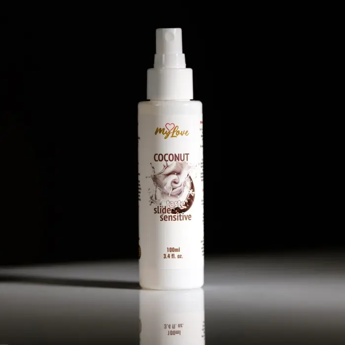 MyLove Taste-slide Sensitive kokosriekstu lubrikants ar garšu – 100 ml Foto 4