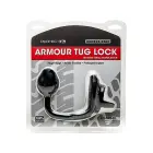 Armor Tug Lock – Cock Ring with Ball Strap and Butt Plug – Medium — Photo 1