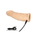Вибрирующая насадка на член 17.25 cm (7″) – телесный — Фото 4
