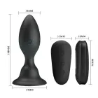 MR PLAY – Vibreeriv anaaltapp – 12 cm (4.7″) – Must — Foto 3