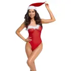 Cottelli LINGERIE X-Mas bodijs un cepures komplekts – sarkans – S/M — Foto 4