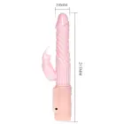 BAILE FIRE BUNNY vibratorius – 18 cm (7″) – rožinis — Nuotrauka 4