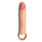 Pretty Love reālistiska vibrējoša locekļa uzmava – 22 cm (8.7″) – melna — Foto 2