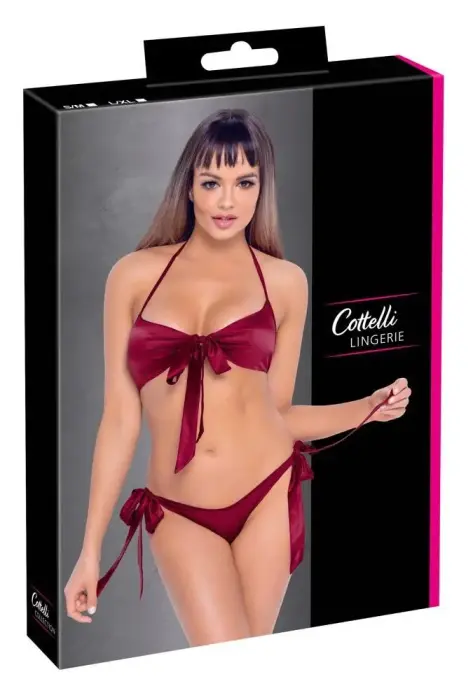 Red Bra and Briefs Set – L/XL