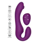 XOCOON Rihmata strap-on pulsvibraator – lilla — Foto 5