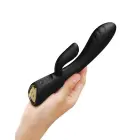 Гибкий кролик-вибратор – 18 cm (7″) – черный — Фото 3