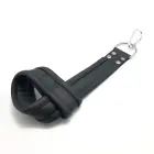 Red Leather esmaklassilised nahast riputuskäerauad – mustad — Foto 2