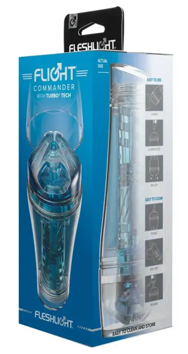 Мастурбатор Flight Commander – 20.3 cm (8″) – телесный