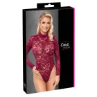 Cottelli Lingerie Bordeaux Red Lace Bodysuit – S — Photo 1