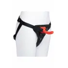 b-Vibe Beginners Strap-On Harness Set – regulējama siksna ar 5" silikona spraudni – melna — Foto 4