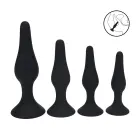 LEVELZ Slim Silicone Plug Set – 4 Sizes S/M/L/XL – Black — Photo 6