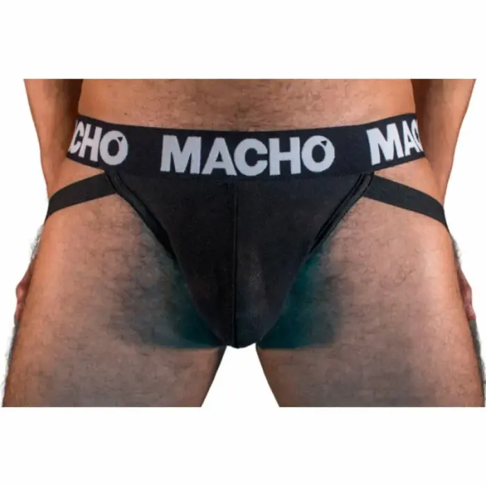 Macho MX25NN – semi-transparent jockstrap – black – L