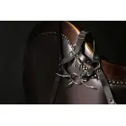 Head Harness with Spider Gag and Nose Hooks – Black — Photo 12